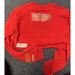 heron preston cropped red crewneck different sz small Authentic RARE